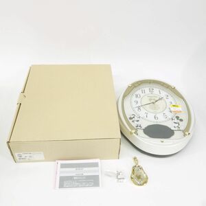 106 SEIKO セイコー 電波掛け時計 ミッキー＆フレンズ メロディ時計 FW567W ※中古