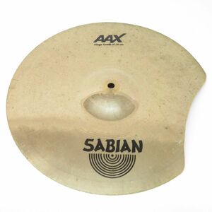 095 SABIAN セイビアン AAX Stage Crash クラッシュ シンバル 16" カット加工あり 本体のみ ※現状品