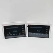 098 docomo ドコモ dtab d-01G シルバー RAM 1GB/ROM 16GB 2台 セット ※中古/利用○_画像1