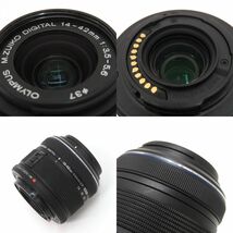 105 【動作品】OLYMPUS オリンパス PEN Lite E-PL3 ホワイト＆14-42mm F3.5-5.6 II R ブラック＆40-150mm F4-5.6 シルバー ※中古/現状品_画像7