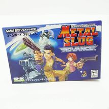 042 ゲームボーイアドバンス GBA ソフト メタルスラッグアドバンス AGB-P-BSMJ 箱/取扱説明書付き　※中古_画像1