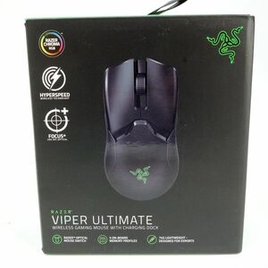 099 RAZER レイザー VIPER ULTIMATE ワイヤレスゲーミングマウス ブラック RZ01-03050100-R3A1　※中古