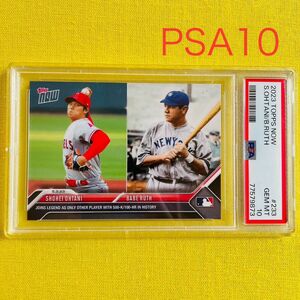 【PSA10】大谷翔平 100HR&500奪三振 topps now 記念カード