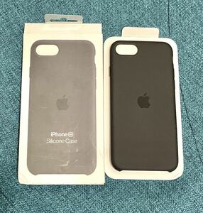 Apple iPhone SE 純正シリコーンケース Silicone Case Midnight シリコン ミッドナイト アップル 7/8 第2 第3世代 MN6E3ZM/A 本体新品同様