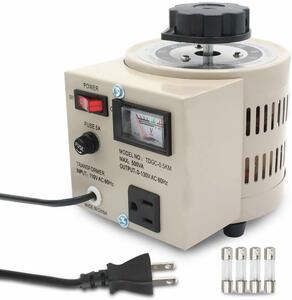 新品 電圧調整器 昇圧器 昇圧機 変圧器 500VA 0.5KVA 単相2線 0~130V ポータブルトランス 110V-130V 地域の電気製品を日本で使用 Yinleader