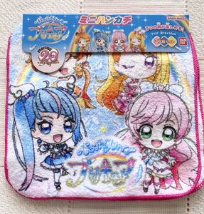 即決★新品　ひろがるスカイ！プリキュア　ミニハンカチ3枚組　ミニタオル　ポケットタオル　幼稚園　保育園　デフォルメ