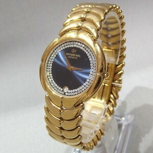 ★RAYMOND WEIL 18K GOLD ELECTROPLATED 10M 9135 ストーン メンズ 腕時計 ゴールド レイモンドウィル★