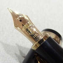 良品★SAILOR JAPAN FOUNDED 1911 蒔絵 大下香仙作 松 万年筆 ペン先14K 黒 金 セーラー★_画像7