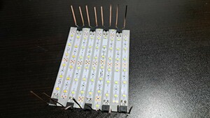 送料無料! 鉄道模型 nゲージ 白色 電球色 LED led 室内灯 E259系 成田エクスプレス 6両+予備3本 テープLED 点灯確認済み(1)