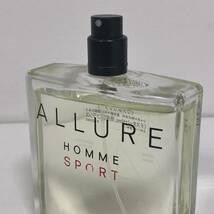 【CHANEL/シャネル】ALLURE HOMME SPORT/アリュール オム スポーツ 150ml 香水 残量たっぷり メンズ/ブランド★8070_画像4