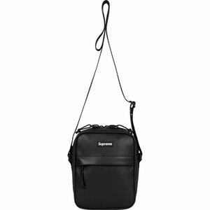 Supreme Leather Shoulder Bag Black