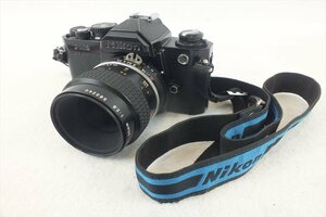 ☆ Nikon ニコン NEW FM2 フィルム一眼レフ 55mm 2.8 中古 現状品 231107A5225