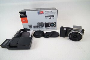 ☆ SONY ソニー NEX-5 ミラーレス一眼レフ SEL16F28 取扱説明書有り 元箱付き 中古 231207R6029