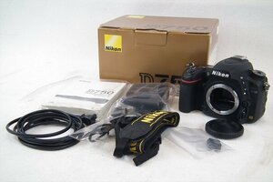 ☆ Nikon ニコン D750 FX デジタル一眼レフカメラ 取扱説明書有り 元箱付き 動作確認済 中古 231107B9199