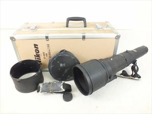 ♪ Nikon ニコン レンズ ED NIKKOR 800mm 1:5.6 ハードケース付き ハードケース付き 中古現状品 231211H2224