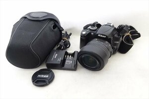 ▼ Nikon ニコン D5000 デジタル一眼レフ AF-S DX NIKKOR 18-55mm 1:3.5-5.6GVR ソフトケース付き 中古 現状品 231105H3353