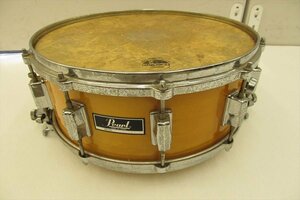 ▼ Pearl パール MAPLE FIBER GLASS 14インチ スネアドラム 中古 現状品 231205K2052