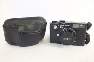 ◆ LEITZ MINOLTA CL ライツ ミノルタ レンジファインダー 1:2 40mm ソフトケース付き 中古 現状品 231209G3326