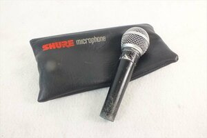 ◆ SHURE シュアー SM58 マイク ソフトケース付き 中古 現状品 231109M5448H