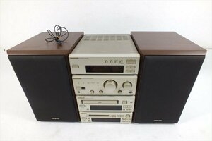 □ ONKYO オンキョー T-405W A-905 C-705 MD-105 PS-A77 ミニコンポ 中古 現状品 231206B5043