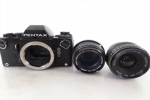 ▼ PENTAX ペンタックス LX 後期型 フィルム一眼レフ 3.5/35 1.4 50mm 2本セット 中古 現状品 231205R9530