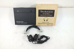 □ Technics テクニクス EAH-710 ヘッドフォン 元箱付き 中古 現状品 231206G6204