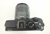 □ Canon キャノン M3 ミラーレス一眼レフ EF-M 18-55mm 1:3.5-5.6 IS STM 取扱説明書有り 元箱付き 中古 現状品 231206G6150_画像4