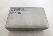 ◆ BOSS ボス DR-110 Dr.Rhythm GRAPHIC ドラムマシーン 取扱説明書有り ソフトケース付き 音出し確認済 中古 現状品 231209G3566_画像2