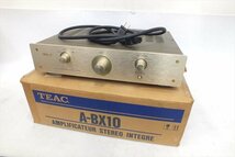 ◆ TEAC ティアック A-BX10 アンプ 音出し確認済 中古 現状品 231209G3579_画像1