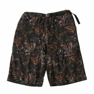 White Mountaineering　WM x Gramicci BIRDS PATTERN WIDE SHORT PANTS ハーフパンツ ショーツ 柄 ホワイトマウンテニアリング　SIZE2