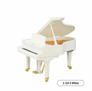 【即納：新品袋未開封】 KAWAI ミニチュアコレクション GX-3 White(白) カワイ YOSHIKI ケンエレファント