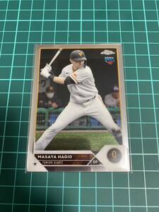 Topps Chrome 2023 NPB 198 読売ジャイアンツ　萩尾匡也