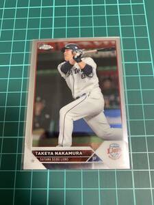 Topps Chrome 2023 NPB 166 中村剛也　埼玉西武ライオンズ