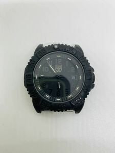 LUMINOX ルミノックス QZ シリーズ3050/3950 ブラック　200M 黒文字盤 デイト メンズ腕時計 フェイスのみ　現状品