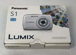 ■52 Panasonic LUMIX パナソニック ルミックス DMC-S1 ブルー コンパクトデジタルカメラ【中古美品】動作OK 社外品ケース付き