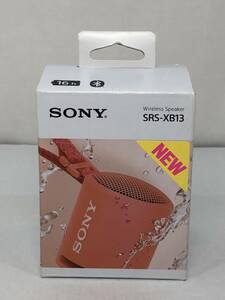 ■52 SONY ソニー ワイヤレススピーカー SRS-XB13 コーラルピンク【中古美品】