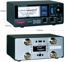 第一電波工業 SX600 ダイヤモンド 通過形SWR・パワー計(1.8～525MHz・2センサー内蔵)_画像2