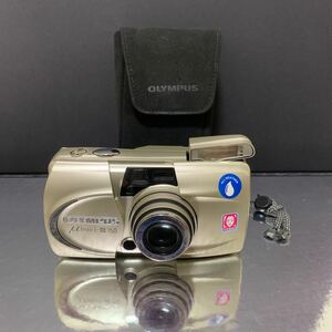 OLYMPUS オリンパス コンパクトフィルムカメラ mju -Ⅲ 150 ミュー 通電のみ確認済 美品 