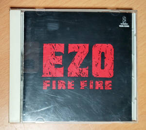 EZO / FIRE FIRE　CD　1989年初回盤　日本版　帯無し・缶無し