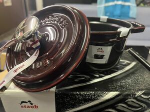 ストウブ staub ココット ラウンド グレナディンレッド 未使用品