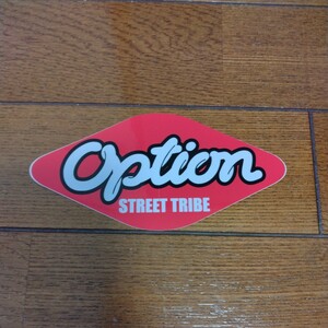 option オプション　ステッカー　非売品 2