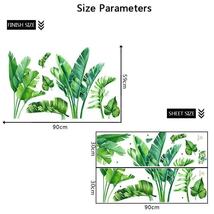 ウォールステッカー 窓シート 壁シート 壁シール 窓シール 　緑　熱帯植物　模様替え DIY　壁飾り 部屋飾り 雰囲気変 剥がせる BB58_画像5