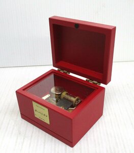 ★95448 裕次郎コレクション 石原裕次郎 オルゴール 赤いハンカチ SANKYO Ｗ10ｘＤ8ｘＨ7cm 中古 ★