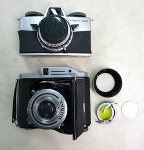 ★ 95362 FUJI Pearl DURAX カメラ 2台 レトロフィルムカメラ PET35・Pearl DURAX レトロ★