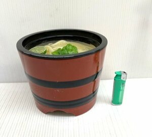 ★ 32370 食品サンプル 釜あげうどん φ17.5 × 高さ14.2㎝ 中古★