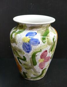 * 73763 ваза [ цветок / цветок ] φ22xH31cm Италия производства [ IL PONTE / il ponte] керамика интерьер ваза для цветов цветок основа **
