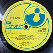 UK HARVEST原盤 初回MAT★KEVIN AYERS/RAINBOW TAKEAWAY ケヴィン・エアーズ オリー・ハルソール アンソニー・ムーア ソフト・マシーン_画像3