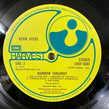 UK HARVEST原盤 初回MAT★KEVIN AYERS/RAINBOW TAKEAWAY ケヴィン・エアーズ オリー・ハルソール アンソニー・ムーア ソフト・マシーン_画像4