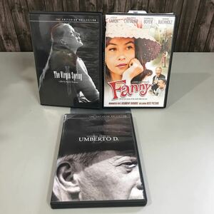 輸入盤？ DVD 3枚 セット●THE VIRGIN SPRING (処女の泉) Fanny (ファニー) Umberto D (ウンベルトD)　●6971