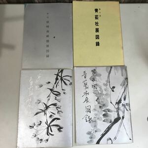 書道 関連本 4冊 セット●前崎南嶂個展図録 青藍社展図録 書家 筆 漢字 書道協会会長 ●7032